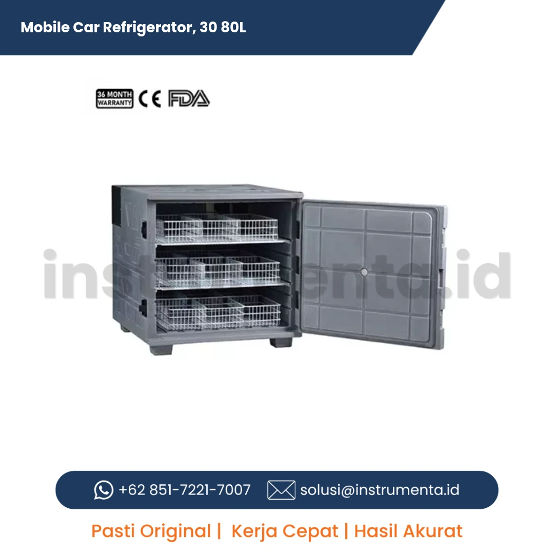 Mobile Car Refrigerator Scitek CR-30C / CR-80C Lemari Es Medis Portabel Kendaraan Pendingin Vaksin dan Pembeku Sampel